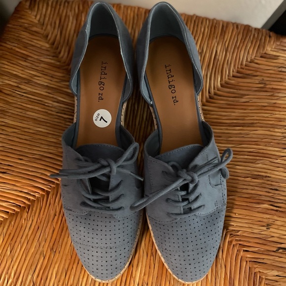 Indigo Rd  blue loafers brand new - Picture 1 of 4